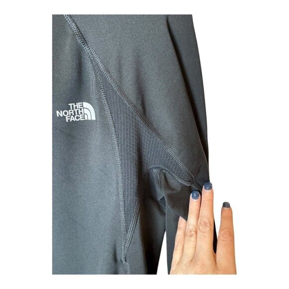 The North Face Shirt Men Small Black Vapor Wick Impulse Quarter‎ Zip Gorpcore - Picture 7 of 13